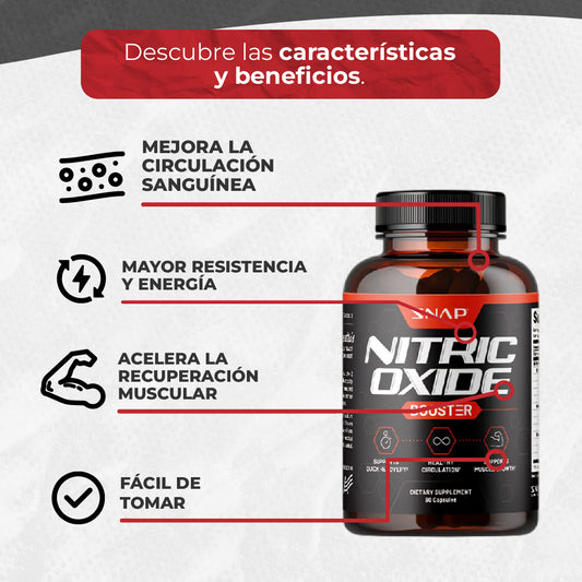 Nitric Oxide: Mejora fuerza y rendimiento muscular