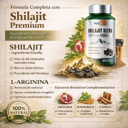 Shilajit Ultra: Energía natural y vitalidad diaria